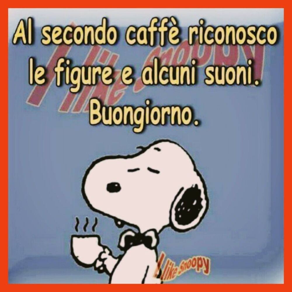 Buongiorno Snoopy Le 10 Migliori Immagini Bgiorno It