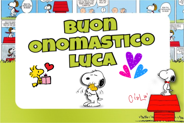 Immagini gratis - "Buon Onomastico Luca"