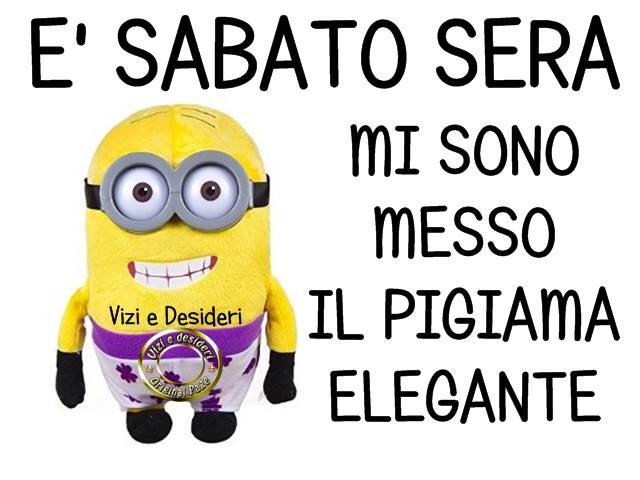 "E' Sabato Sera, mi sono messo il pigiama elegante" - immagini divertenti