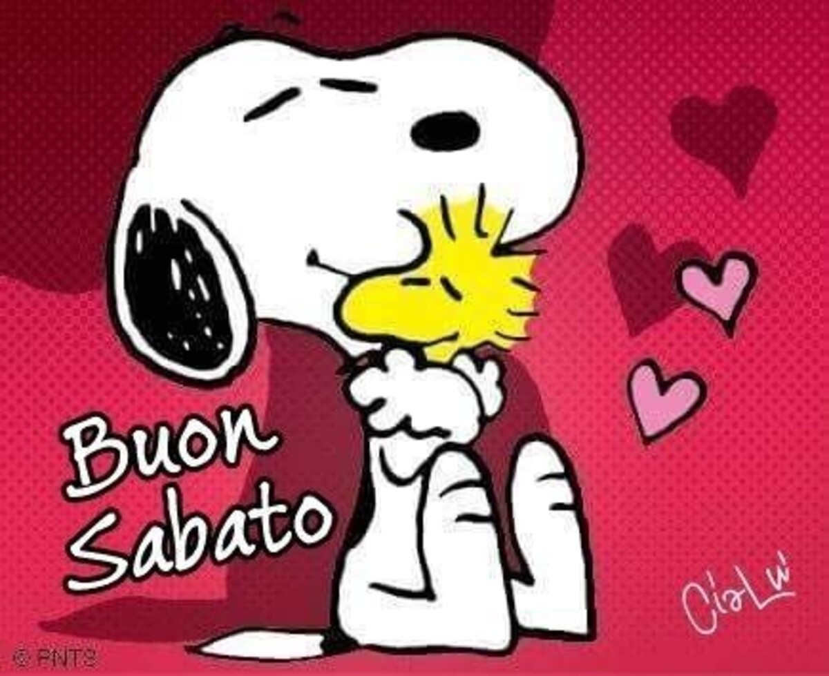 Buon Sabato da Snoopy - Cialù