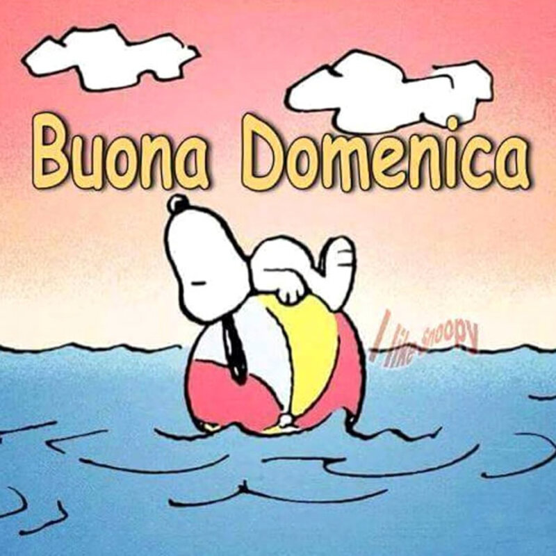 Buona Domenica - I Like Snoopy