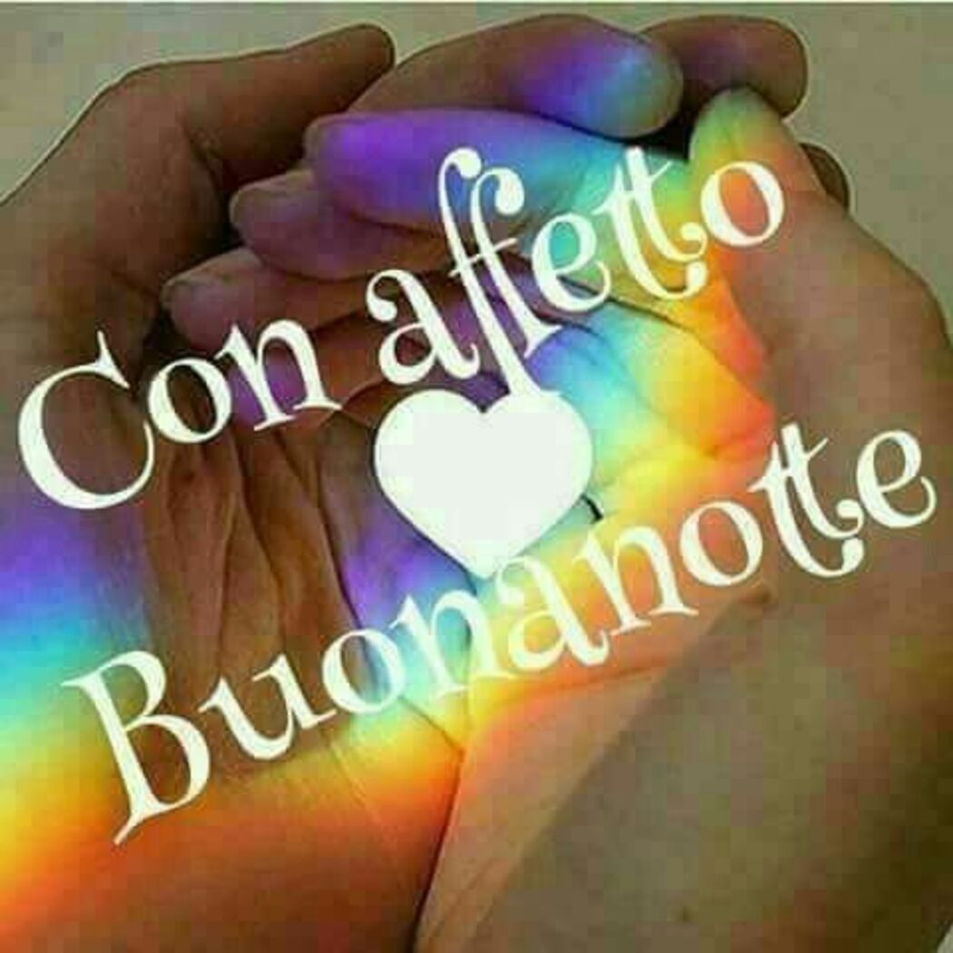 "Con affetto Buonanotte"