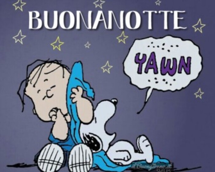 Buonanotte con Snoopy