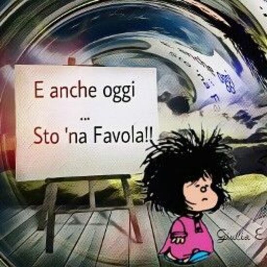 "E anche oggi sto 'na favola!!"