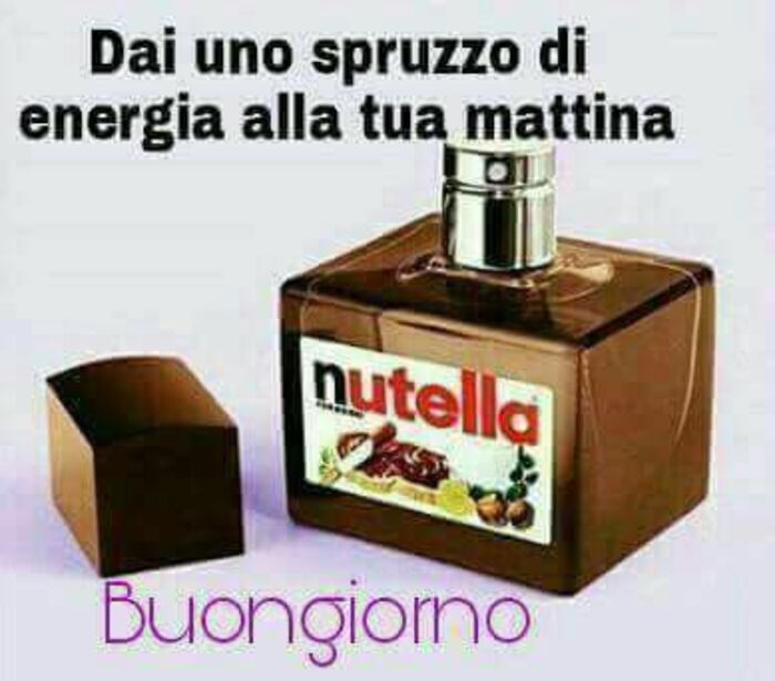 Buongiorno Con La Nutella 10 Immagini Dolci Da Mandare Bgiorno It