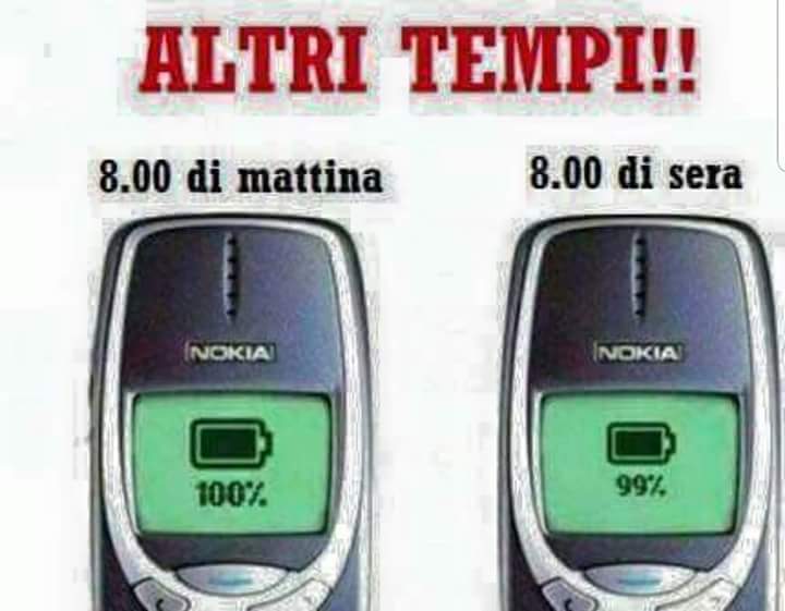 Immagini nostalgia - "Altri tempi... Nokia 3310"