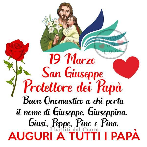 "AUGURI A TUTTI I PAPA' ! 19 Marzo San Giuseppe"