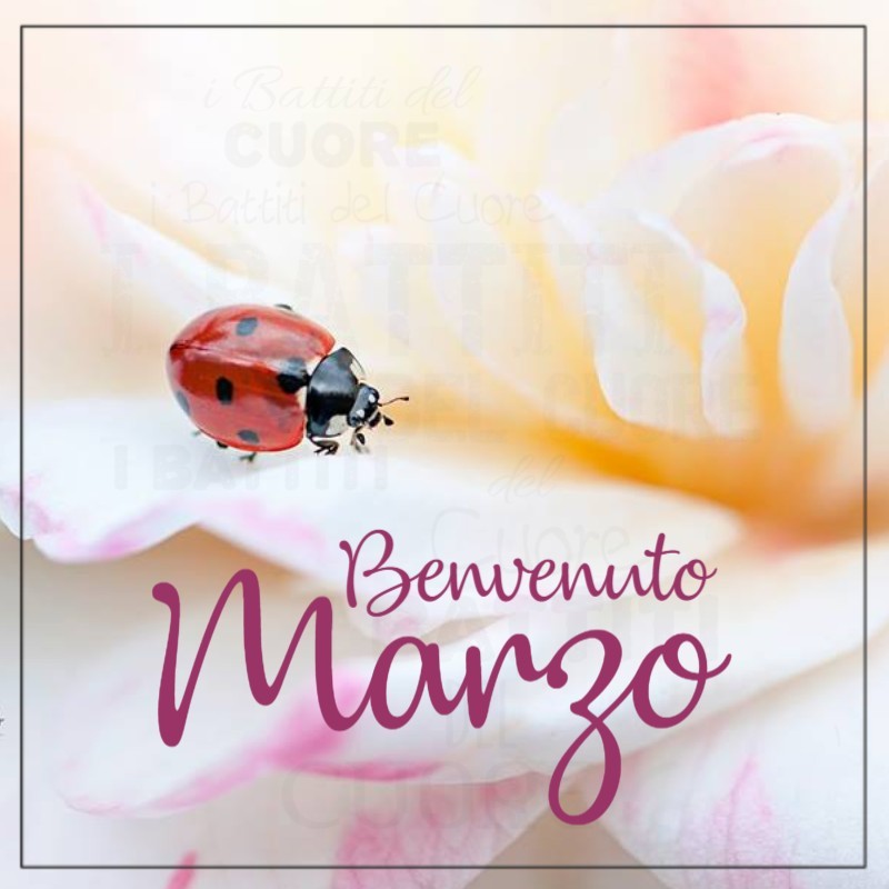 Immagini da condividere - "Benvenuto Marzo"