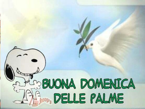 Snoopy - "Buona Domenica delle Palme"