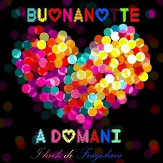 "BUONANOTTE A DOMANI" - I Link di Fragolina