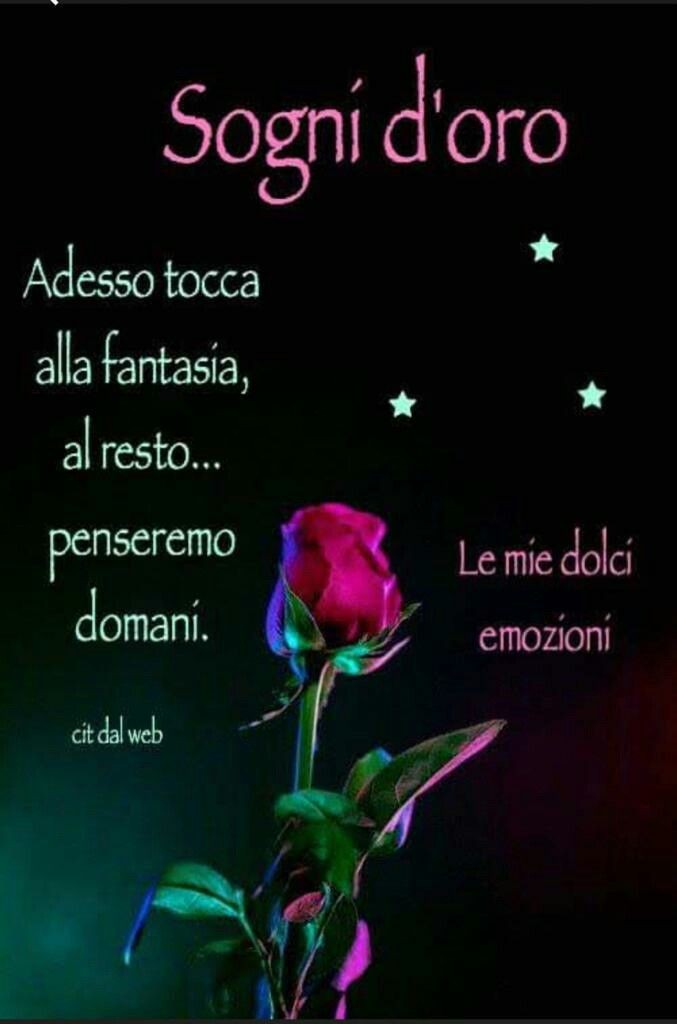 Buonanotte con le rose