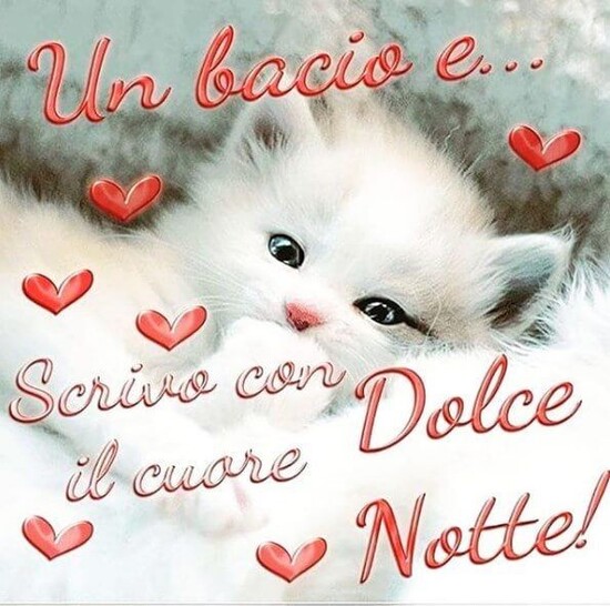 "Un Bacio e... Dolce Notte!"