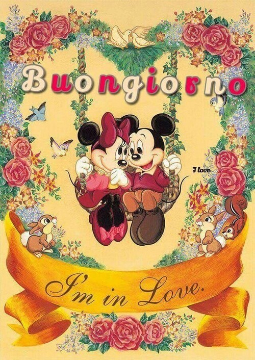 "Buongiorno" - con Minnie e Topolino