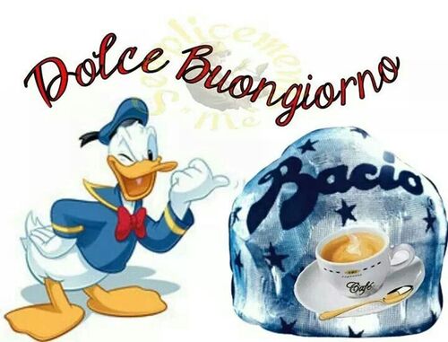 "Dolce Buongiorno Bacio" - immagini Walt Disney