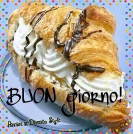 "Buon Giorno!" - con cornetto panna e Nutella