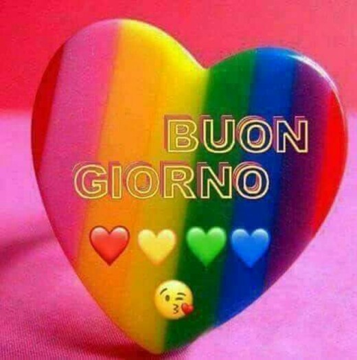 "Buon Giorno" - immagini con i colori dell'arcobaleno