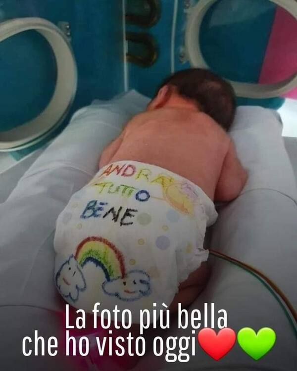 "Andrà tutto bene..." - La foto più bella che ho visto oggi