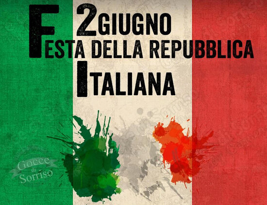 "2 Giugno. festa della Repubblica Italiana"