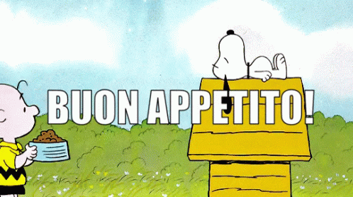Buon Appetito Snoopy