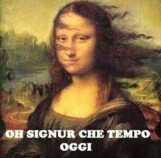 "Oh Signur che tempo oggi!" - Buongiorno con il vento