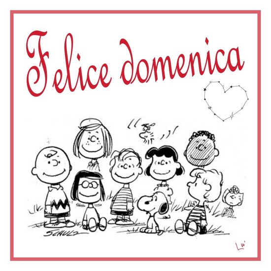 Felice Domenica da Snoopy Charlie Brown & Co.