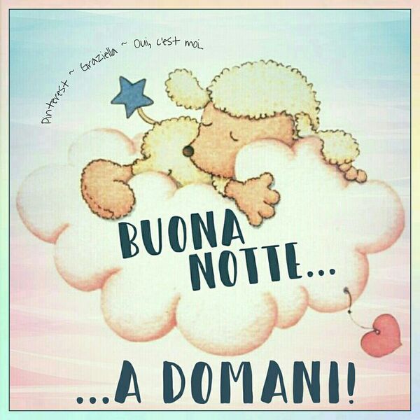 "BUONA NOTTE... A DOMANI"