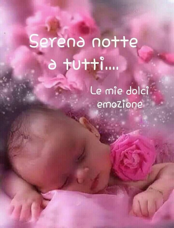 "Serena Notte a tutti..."