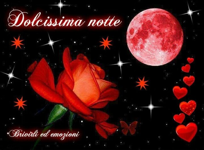 "Dolcissima Notte" - Buonanotte immagini romantiche