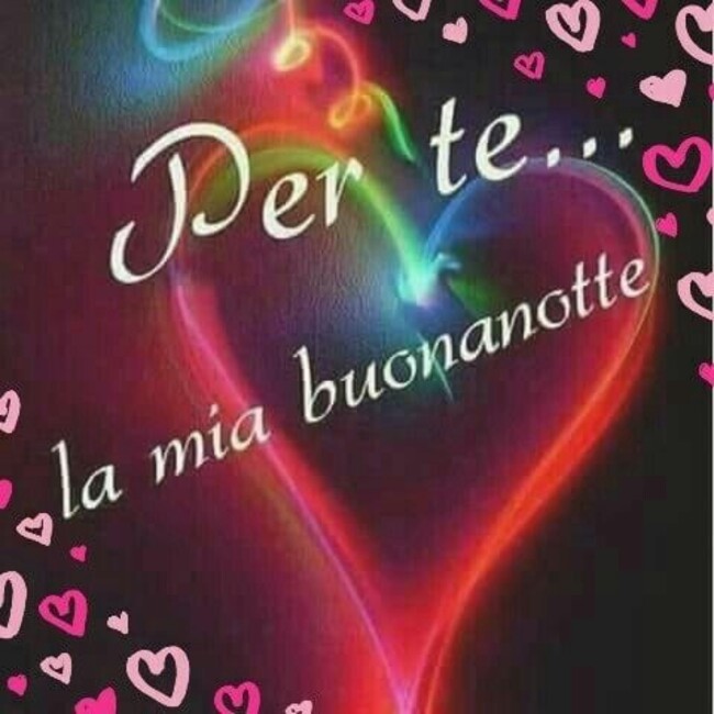 Per te... la mia buonanotte