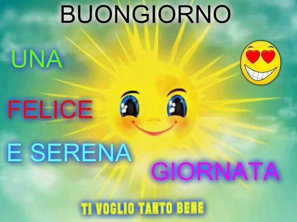 "Una Felice e Serena Giornata, Buongiorno"