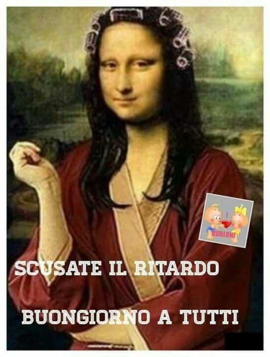 "Scusate il ritardo. Buona Giornata" - immagini da ridere