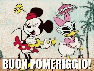 "DOLCE POMERIGGIO!" - da Minnie e Paperina