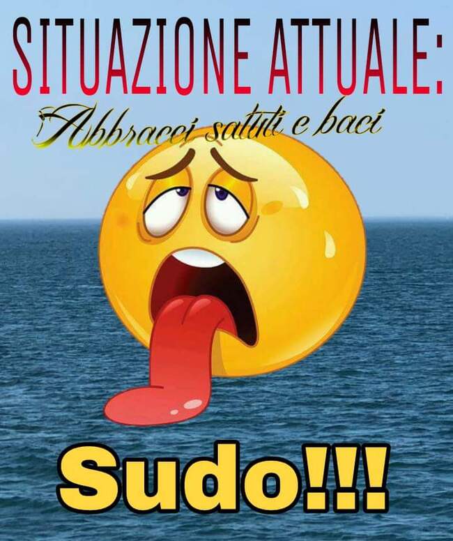 "SITUAZIONE ATTUALE: Sudo !!!"