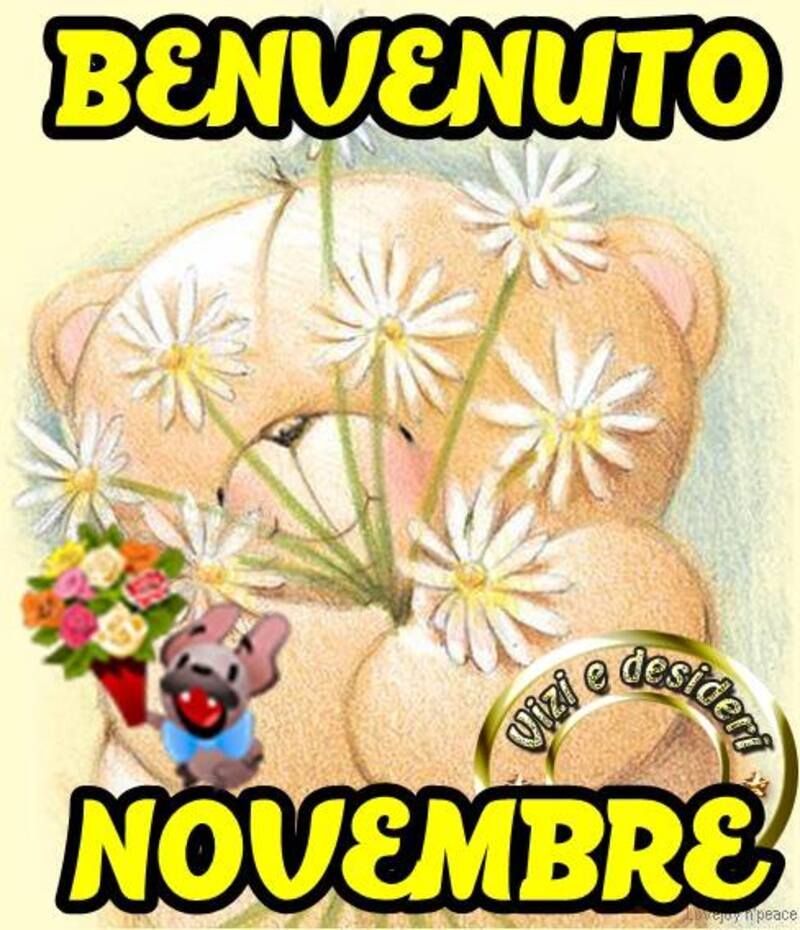 "Benvenuto Novembre" - Vizi e Desideri