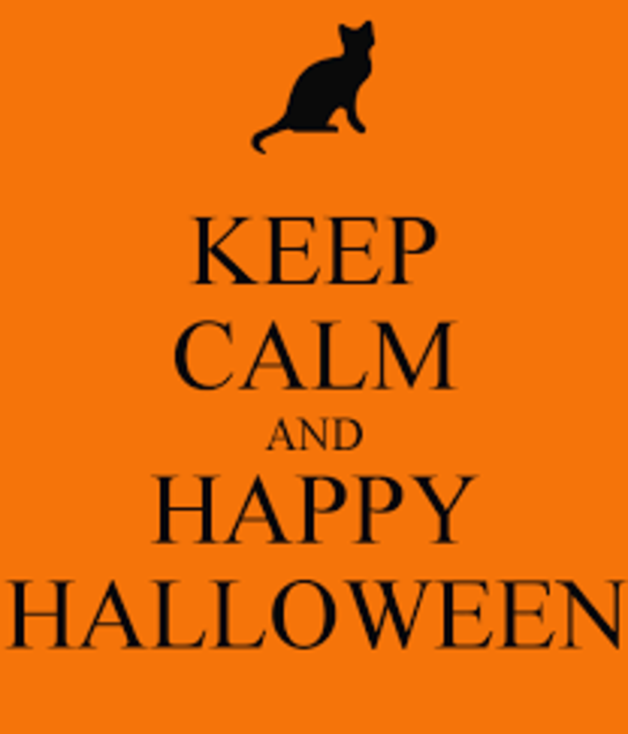 "KEEP CALM AND Happy Halloween"