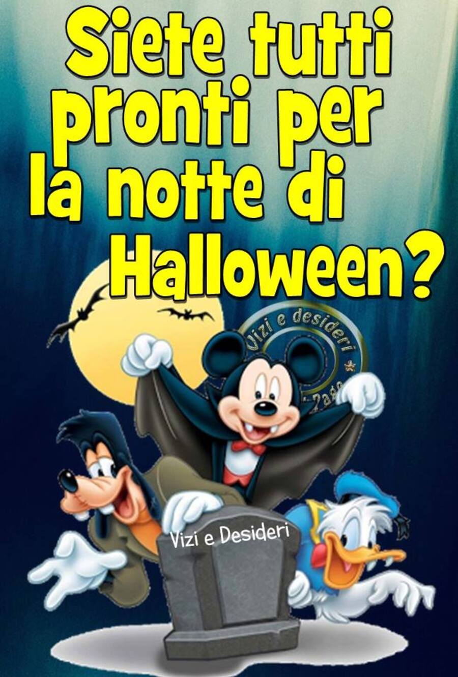 "Siete tutti pronti per la Notte di Halloween?"