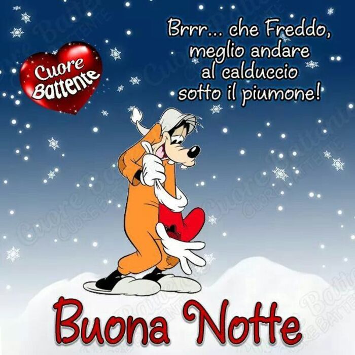 Buonanotte fa freddo