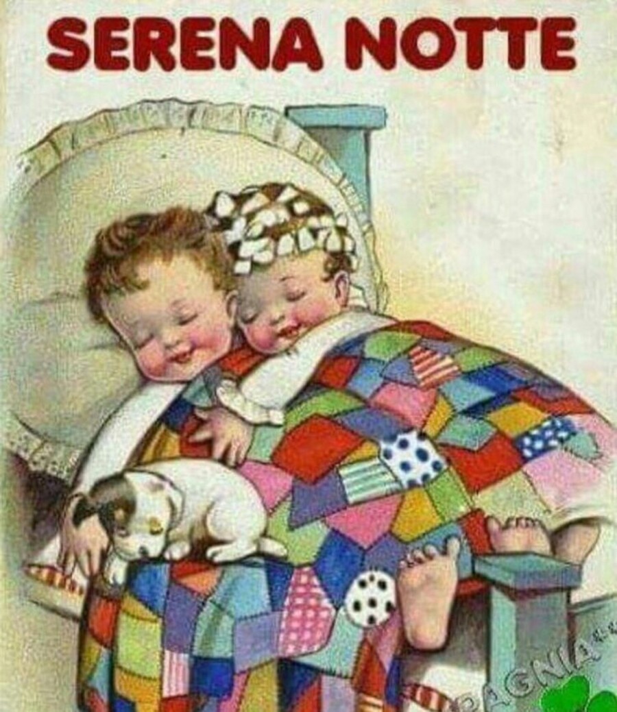 Serena Notte al calduccio sotto le coperte