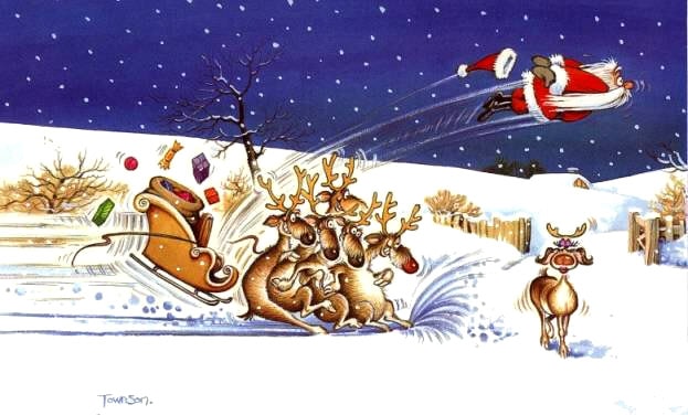 Link da ridere sul Natale - "Babbo Natale e le renne"