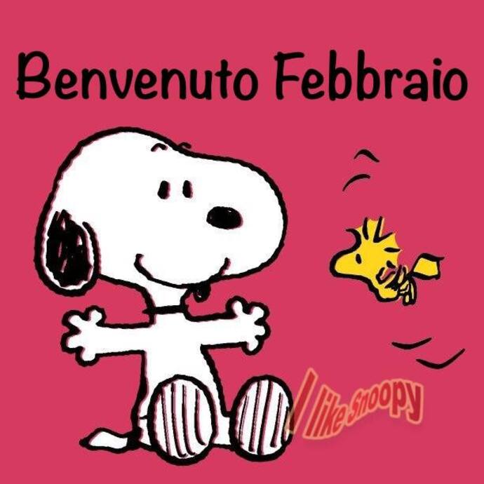 "Benvenuto Febbraio!" - I Like Snoopy