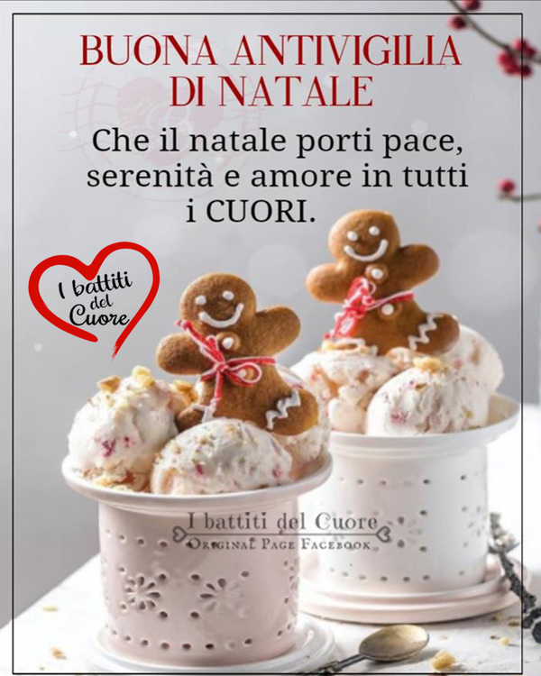 "..... Che il Natale porti Pace, Serenità e Amore in tutti i nostri CUORI."