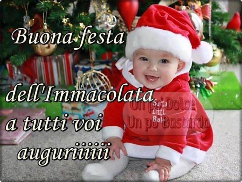 "Buona Festa dell'Immacolata a tutti voi... Auguriiiii"