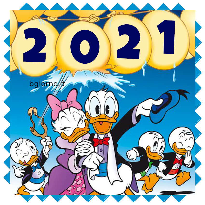 Cartoline di auguri di Buon 2021 Walt Disney